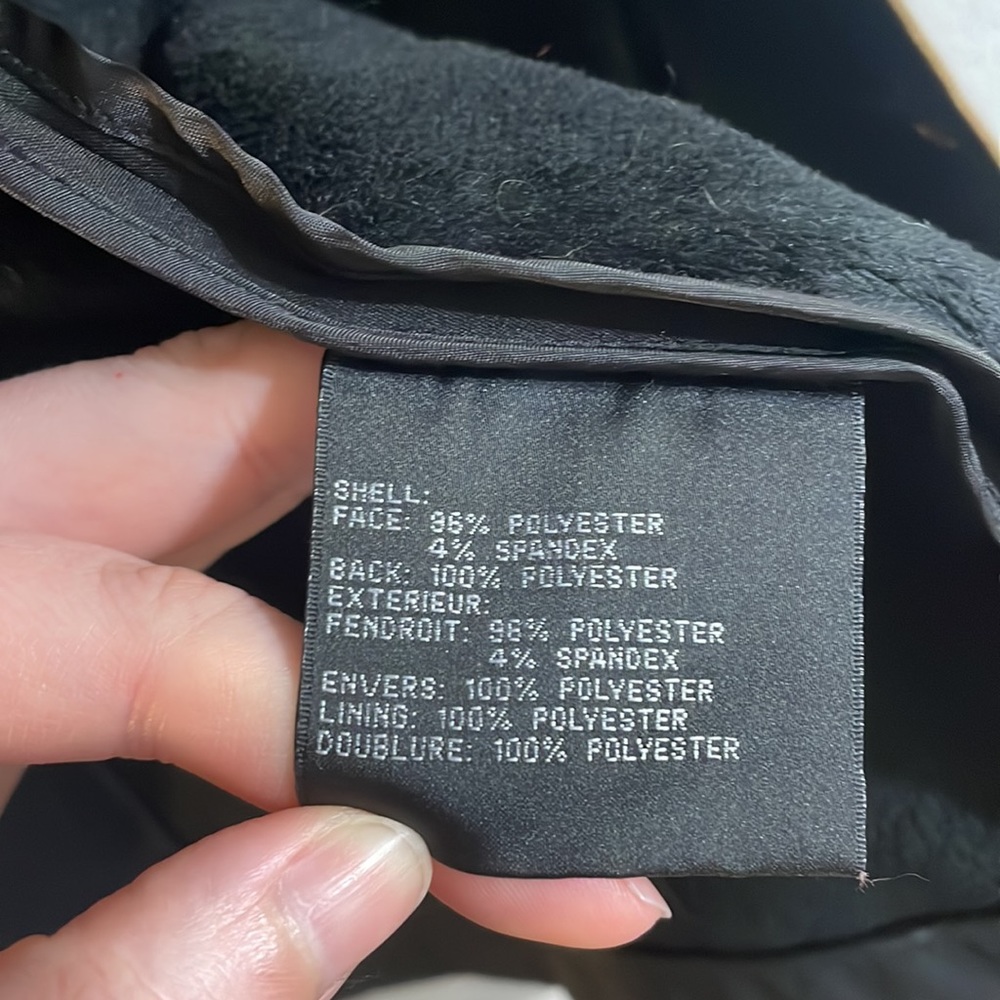 Via Spiga Water Repellant Hooded Softshell Jacket in Black - Sz S - Picture 8 of 11